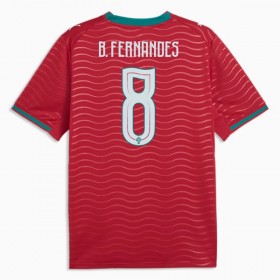 Levné Portugalsko B. Fernandes 8 Domácí Fotbalové dresy MS 2026 Krátký Rukáv