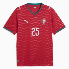Levné Portugalsko Nuno Mendes 25 Domácí Fotbalové dresy MS 2026 Krátký Rukáv