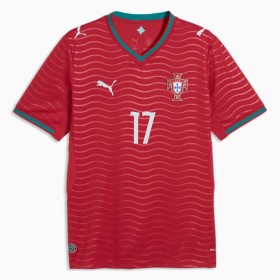 Levné Portugalsko Rafael Leao 17 Domácí Fotbalové dresy MS 2026 Krátký Rukáv