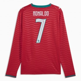 Levné Portugalsko Ronaldo 7 Domácí Fotbalové dresy MS 2026 Dlouhý Rukáv