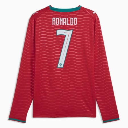 Levné Portugalsko Ronaldo 7 Domácí Fotbalové dresy MS 2026 Dlouhý Rukáv