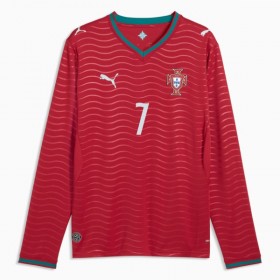 Levné Portugalsko Ronaldo 7 Domácí Fotbalové dresy MS 2026 Dlouhý Rukáv