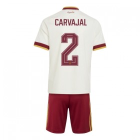 Levné Španělsko Carvajal 2 Dětské Venkovní Fotbalové dresy MS 2026 Krátký Rukáv