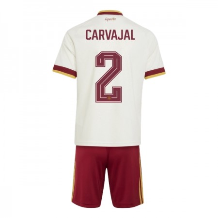 Levné Španělsko Carvajal 2 Dětské Venkovní Fotbalové dresy MS 2026 Krátký Rukáv