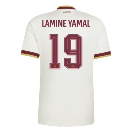 Levné Španělsko Lamine Yamal 19 Venkovní Fotbalové dresy MS 2026 Krátký Rukáv