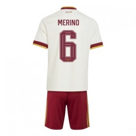 Levné Španělsko Merino 6 Dětské Venkovní Fotbalové dresy MS 2026 Krátký Rukáv