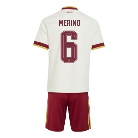 Levné Španělsko Merino 6 Dětské Venkovní Fotbalové dresy MS 2026 Krátký Rukáv