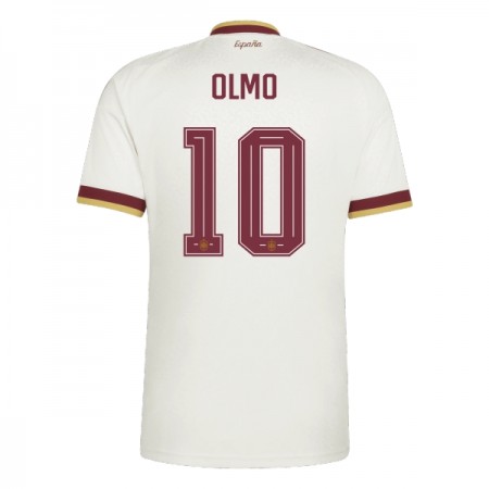 Levné Španělsko Olmo 10 Venkovní Fotbalové dresy MS 2026 Krátký Rukáv