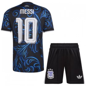 Levné Argentina Messi 10 Dětské Venkovní Fotbalové dresy MS 2026 Krátký Rukáv