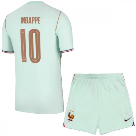 Levné Francie Mbappé 10 Dětské Venkovní Fotbalové dresy MS 2026 Krátký Rukáv