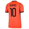 Levné Nizozemsko Memphis 10 Domácí Fotbalové dresy MS 2026 Krátký Rukáv