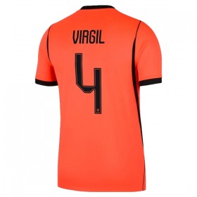 Levné Nizozemsko Virgil 4 Domácí Fotbalové dresy MS 2026 Krátký Rukáv