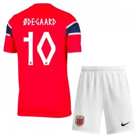 Levné Norsko Odegaard 10 Dětské Domácí Fotbalové dresy MS 2026 Krátký Rukáv