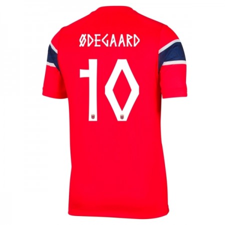 Levné Norsko Odegaard 10 Domácí Fotbalové dresy MS 2026 Krátký Rukáv