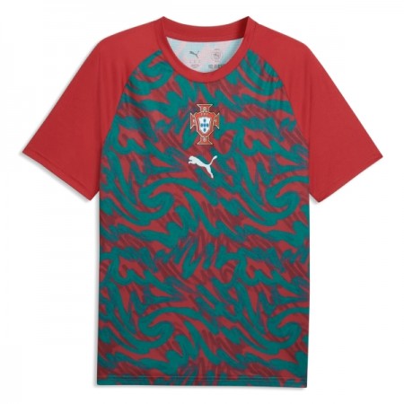 Levné Portugalsko Pre-Match MS 2026 Červená Krátký Rukáv