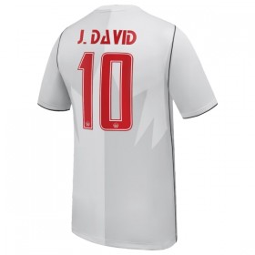 Levné Kanada J. David 10 Alternativní Fotbalové dresy MS 2026 Krátký Rukáv