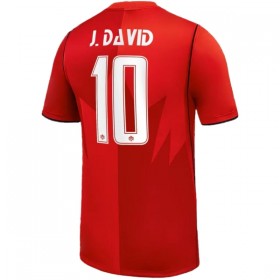 Levné Kanada J. David 10 Domácí Fotbalové dresy MS 2026 Krátký Rukáv