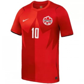 Levné Kanada J. David 10 Domácí Fotbalové dresy MS 2026 Krátký Rukáv