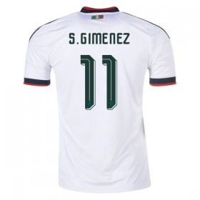 Levné Mexiko S.Gimenez 11 Venkovní Fotbalové dresy MS 2026 Krátký Rukáv