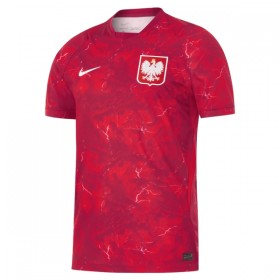 Levné Polsko Venkovní Fotbalové dresy 2026 Krátký Rukáv