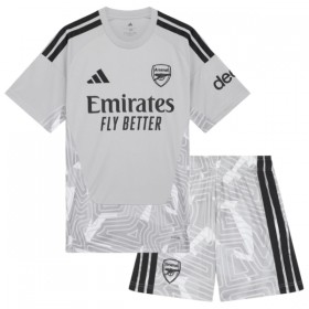 Levné Arsenal Brankářské Dětské Domácí Fotbalové dresy 2026-27 Krátký Rukáv