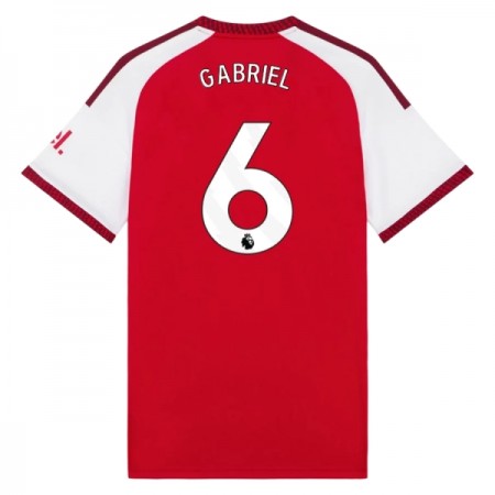 Levné Arsenal Gabriel 6 Domácí Fotbalové dresy 2026-27 Krátký Rukáv