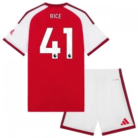 Levné Arsenal Rice 41 Dětské Domácí Fotbalové dresy 2026-27 Krátký Rukáv