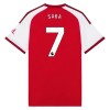 Levné Arsenal Saka 7 Domácí Fotbalové dresy 2026-27 Krátký Rukáv
