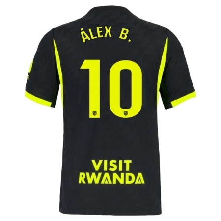 Levné Atlético Madrid Alex B. 10 Venkovní Fotbalové dresy 2026-27 Krátký Rukáv