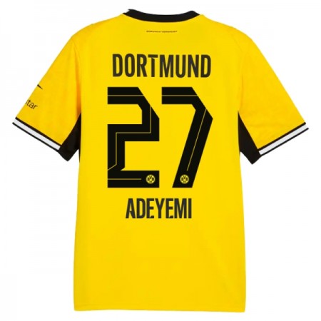 Levné Borussia Dortmund Adeyemi 27 Domácí Fotbalové dresy 2026-27 Krátký Rukáv