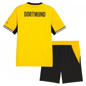 Levné Borussia Dortmund Dětské Domácí Fotbalové dresy 2026-27 Krátký Rukáv