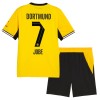 Levné Borussia Dortmund Jobe 7 Dětské Domácí Fotbalové dresy 2026-27 Krátký Rukáv