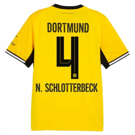 Levné Borussia Dortmund N. Schlotterbeck 4 Domácí Fotbalové dresy 2026-27 Krátký Rukáv