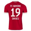 Levné FC Bayern Mnichov Davies 19 Domácí Fotbalové dresy 2026-27 Krátký Rukáv