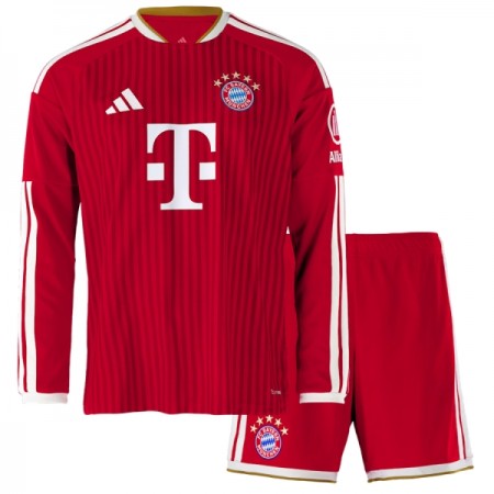 Levné FC Bayern Mnichov Dětské Domácí Fotbalové dresy 2026-27 Dlouhý Rukáv