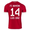 Levné FC Bayern Mnichov Luis Diaz 14 Domácí Fotbalové dresy 2026-27 Krátký Rukáv