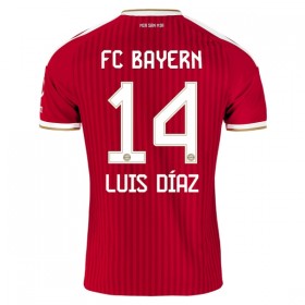 Levné FC Bayern Mnichov Luis Diaz 14 Domácí Fotbalové dresy 2026-27 Krátký Rukáv