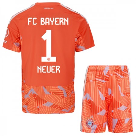 Levné FC Bayern Mnichov Neuer 1 Brankářské Dětské Venkovní Fotbalové dresy 2026-27 Krátký Rukáv