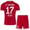 Levné FC Bayern Mnichov Olise 17 Dětské Domácí Fotbalové dresy 2026-27 Krátký Rukáv