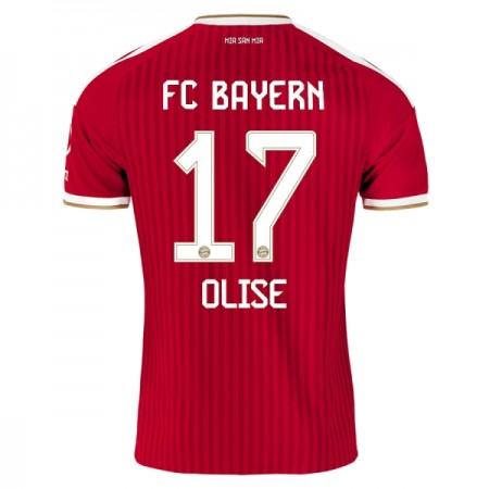 Levné FC Bayern Mnichov Olise 17 Domácí Fotbalové dresy 2026-27 Krátký Rukáv