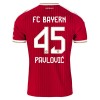 Levné FC Bayern Mnichov Pavlovic 45 Domácí Fotbalové dresy 2026-27 Krátký Rukáv