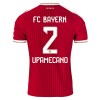 Levné FC Bayern Mnichov Upamecano 2 Domácí Fotbalové dresy 2026-27 Krátký Rukáv
