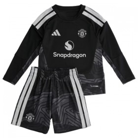 Levné Manchester United Brankářské Dětské Domácí Fotbalové dresy 2026-27 Dlouhý Rukáv