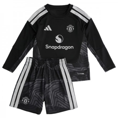 Levné Manchester United Brankářské Dětské Domácí Fotbalové dresy 2026-27 Dlouhý Rukáv