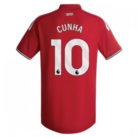 Levné Manchester United Cunha 10 Domácí Fotbalové dresy 2026-27 Krátký Rukáv