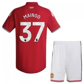 Levné Manchester United Mainoo 37 Dětské Domácí Fotbalové dresy 2026-27 Krátký Rukáv