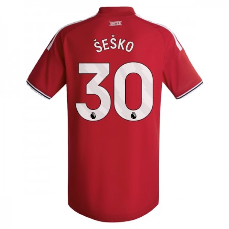 Levné Manchester United Sesko 30 Domácí Fotbalové dresy 2026-27 Krátký Rukáv