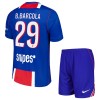 Levné Paris Saint-Germain Bradley Barcola 29 Dětské Domácí Fotbalové dresy 2026-27 Krátký Rukáv