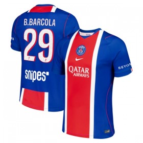 Levné Paris Saint-Germain Bradley Barcola 29 Domácí Fotbalové dresy 2026-27 Krátký Rukáv