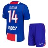 Levné Paris Saint-Germain Desire Doue 14 Dětské Domácí Fotbalové dresy 2026-27 Krátký Rukáv